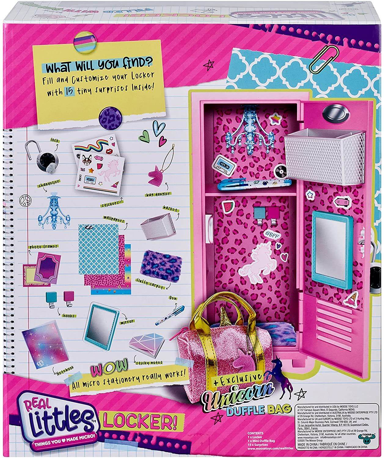 Shopkins real little set đồ chơi tủ đựng đồ locker