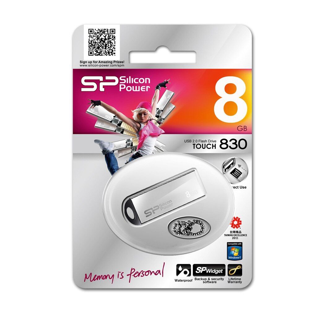 USB 2.0 8G Flash drive touch