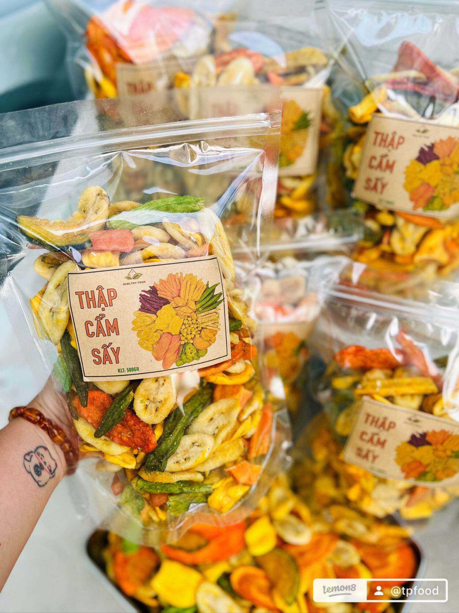 Trái cây sấy thập cẩm 500g (Hàng loại 1)