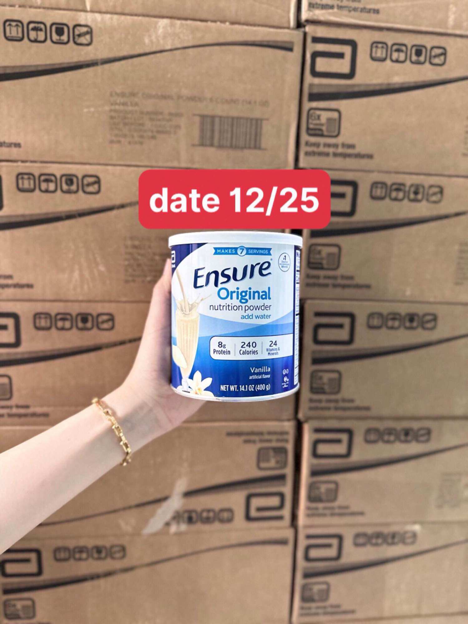 🌾🥛 lốc 6 hộp sữa bột ensure original nutrition powder của mỹ 400g x 6 hộp