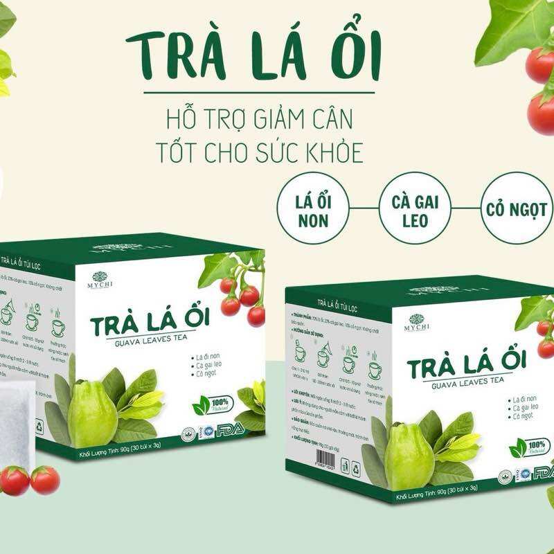 Trà Lá Ổi Mychi 30 Gói - Trà Túi Lọc