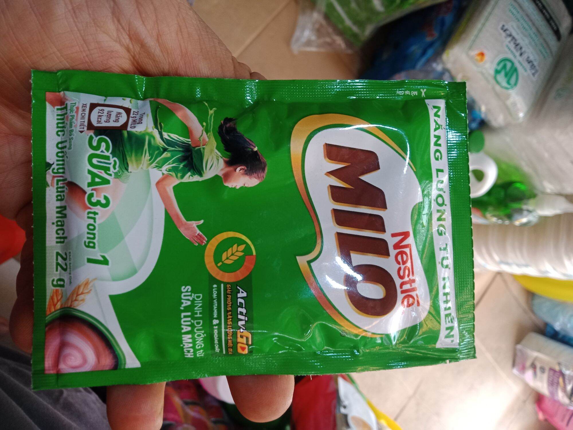 sữa Milo goi nhỏ