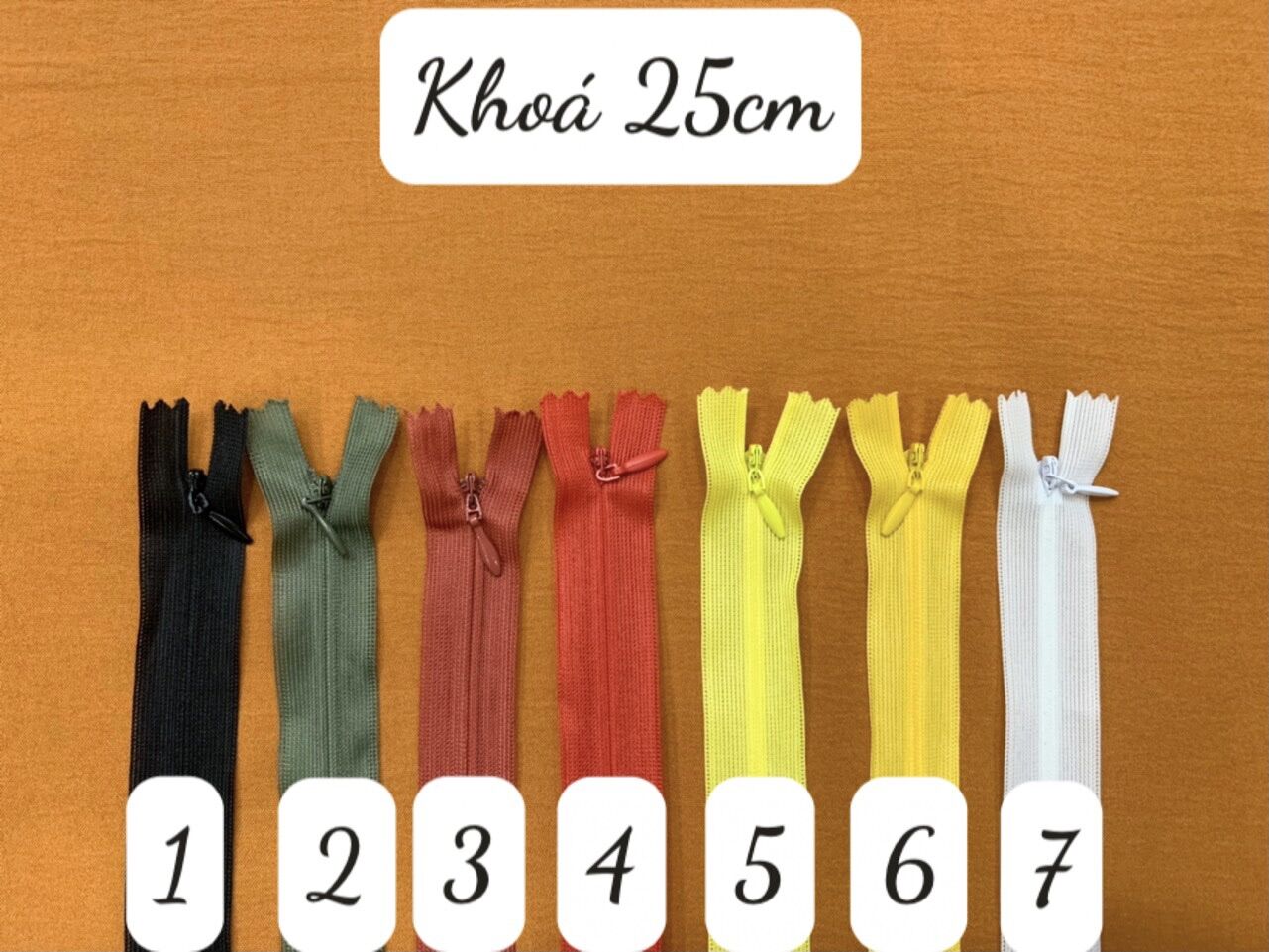 [Phụ liệu may giá rẻ] Set 2 Dây khoá kéo giọt lệ size 25cm, khoá kéo giọt nước, khóa đầm váy