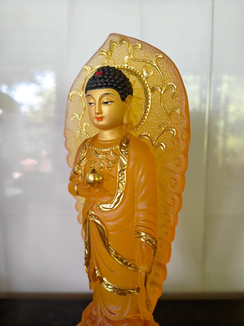 Tượng Dược Sư Lưu Ly cao 25cm