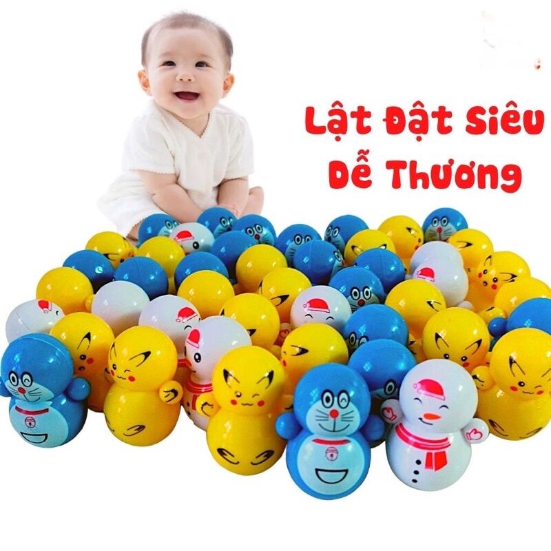 Combo 2 Lật đật mini siêu dễ thương cho bé