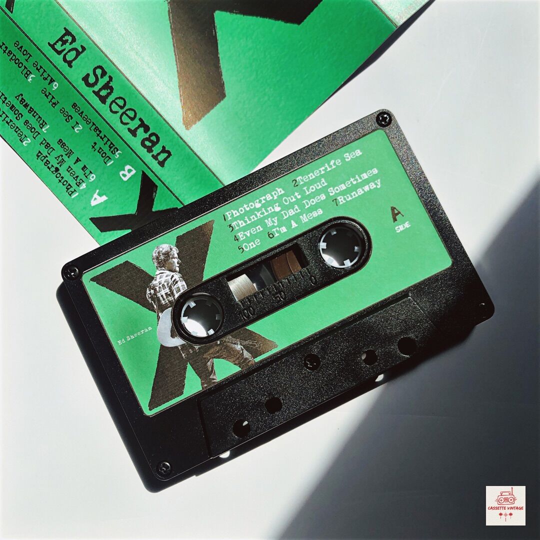 Băng cassette album X - Ed Sheeran (Custom Cassette Tape)