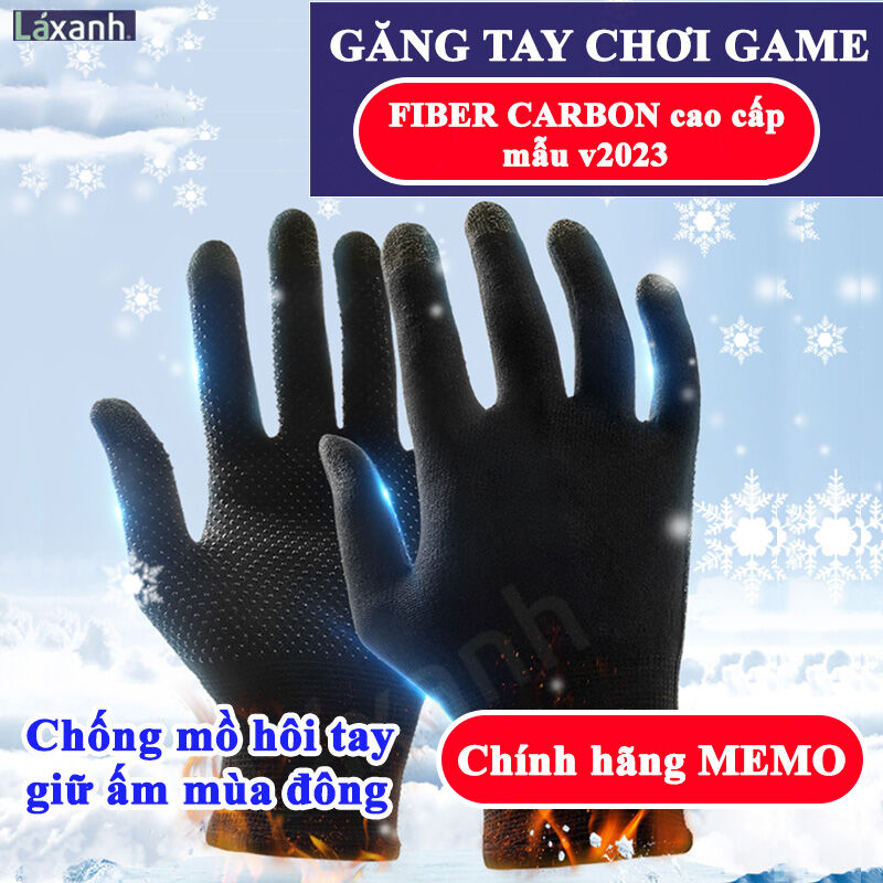 Đồ chơi cho game thủ gamer || MEMO Găng tay chơi game sợi vải bằng Fiber Carbon phiên bản mới, chống mồ hôi tay, giữ ấm mùa đông, shipper Grab, game PUGB, Fortnite, Free Fire - iphone samsung xiaomi oppo vivo