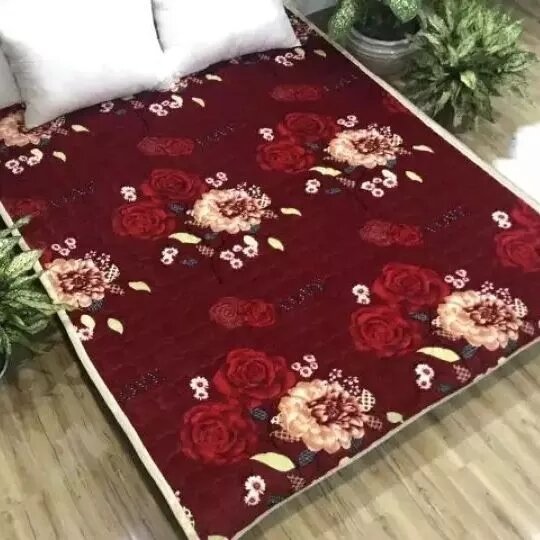 Thảm nhung trải giường loại 1m6 x 2m giao màu ngẫu nhiên