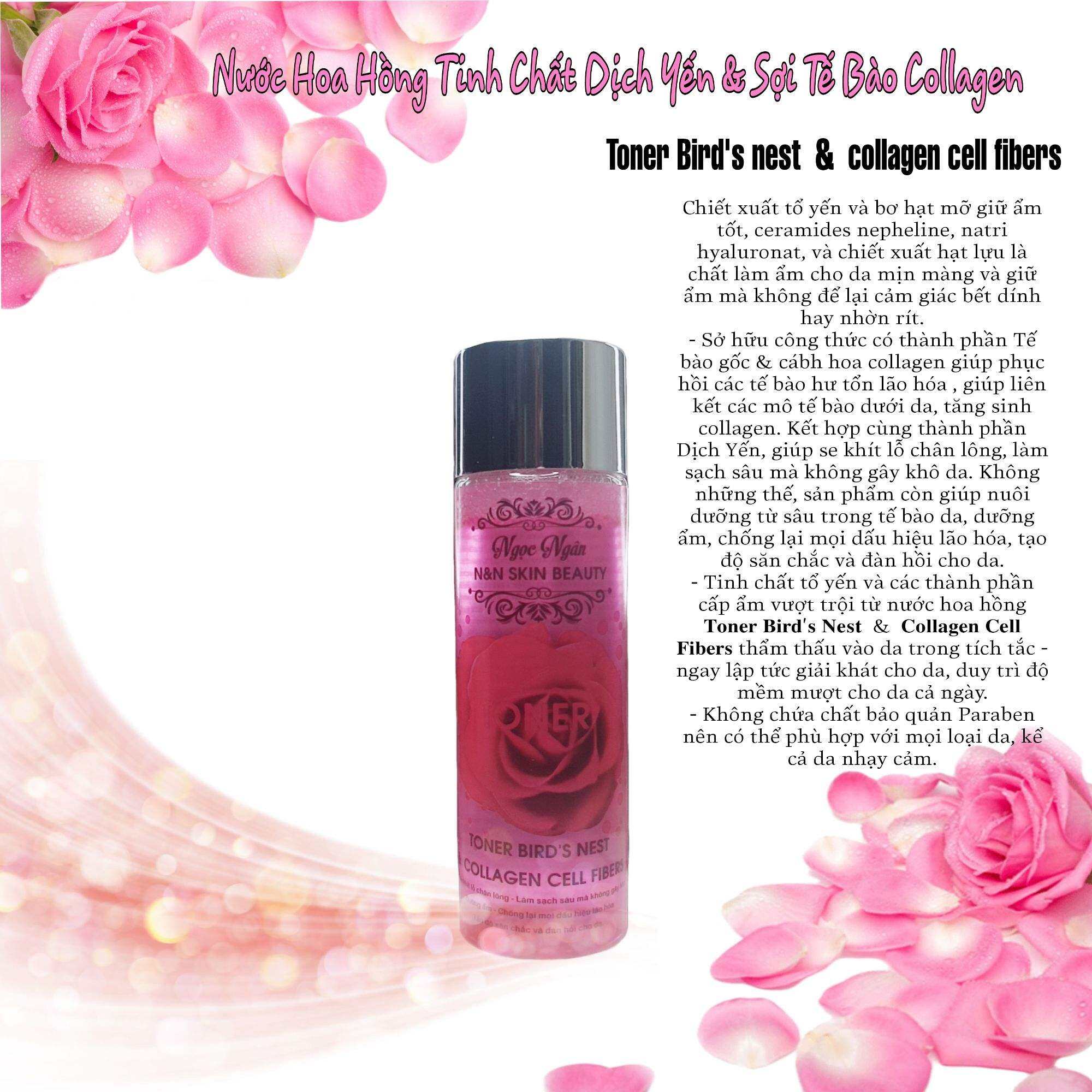 TONER DỊCH YẾN & SỢI TẾ BÀO COLLAGEN CAO CẤP