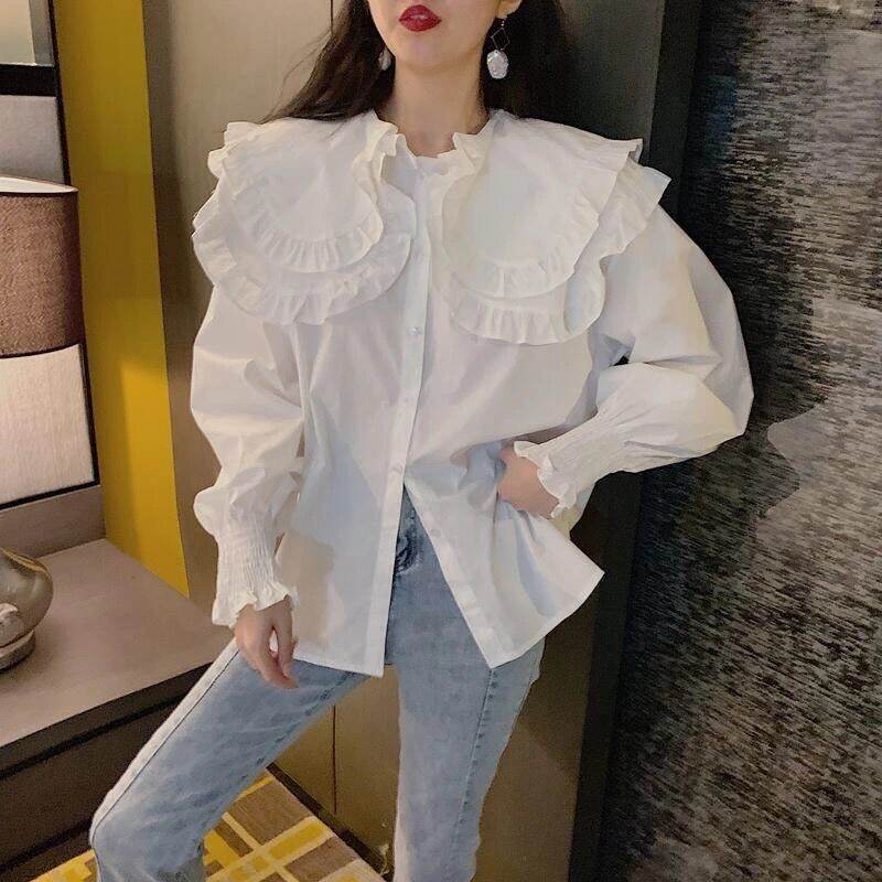 Áo tiểu thư tay bồng phong cách sơ mi công sở cb1🍑