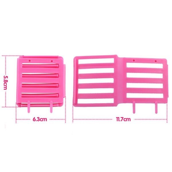 COMBO 3 KẸP BẤM PHỒNG BẤM XỦ TÓC ( màu ngẫu nhiên)
