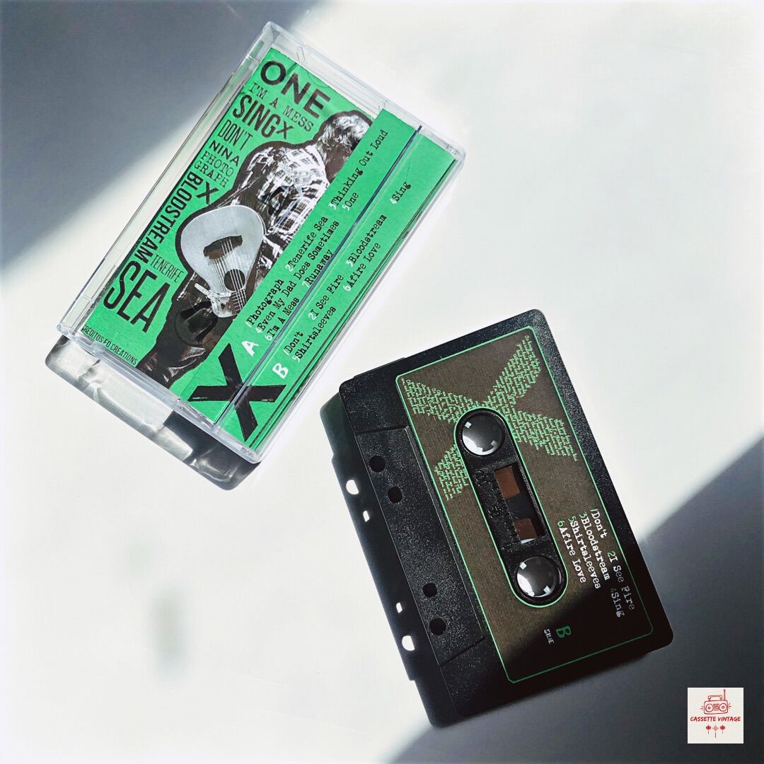 Băng cassette album X - Ed Sheeran (Custom Cassette Tape)