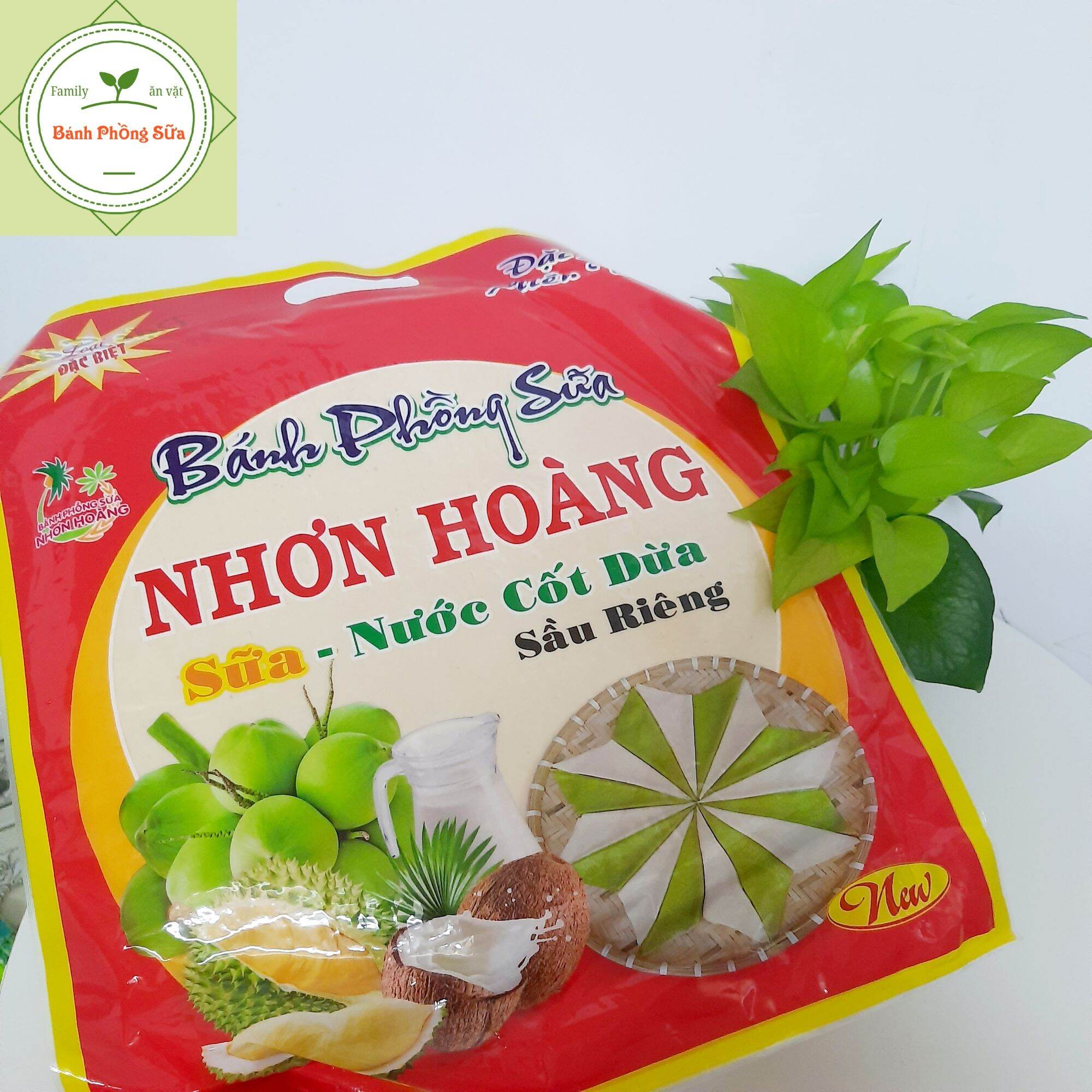 BÁNH PHỒNG SỮA NƯỚC CỐT DỪA SẦU RIÊNG