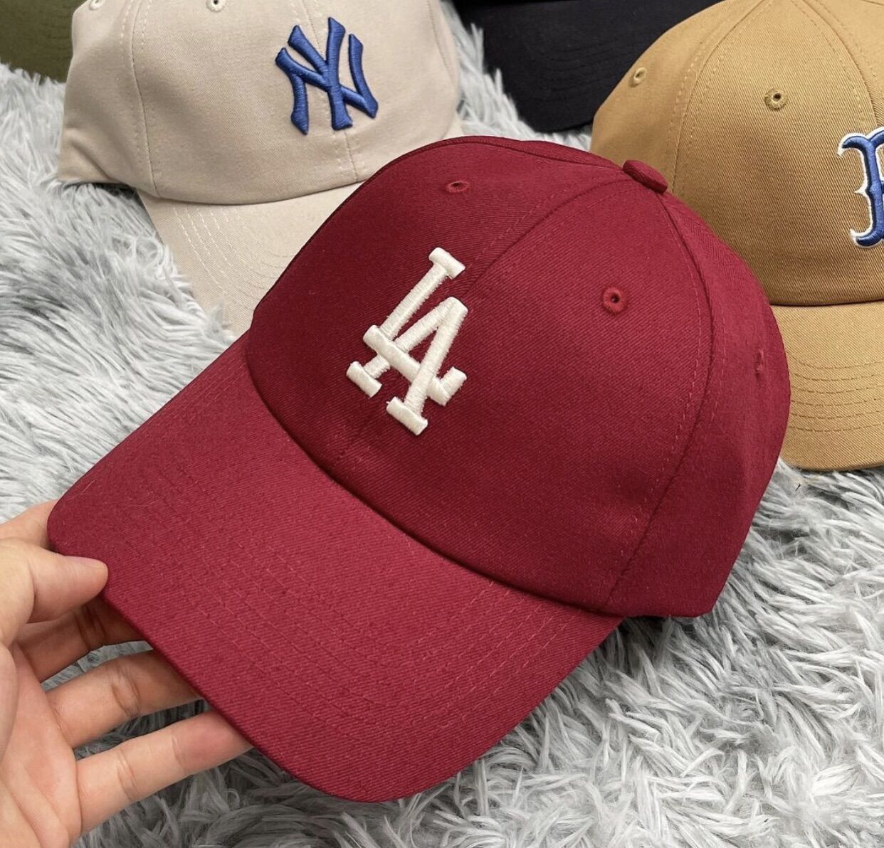 Mũ MLB full màu ( hàng xuất chuẩn)