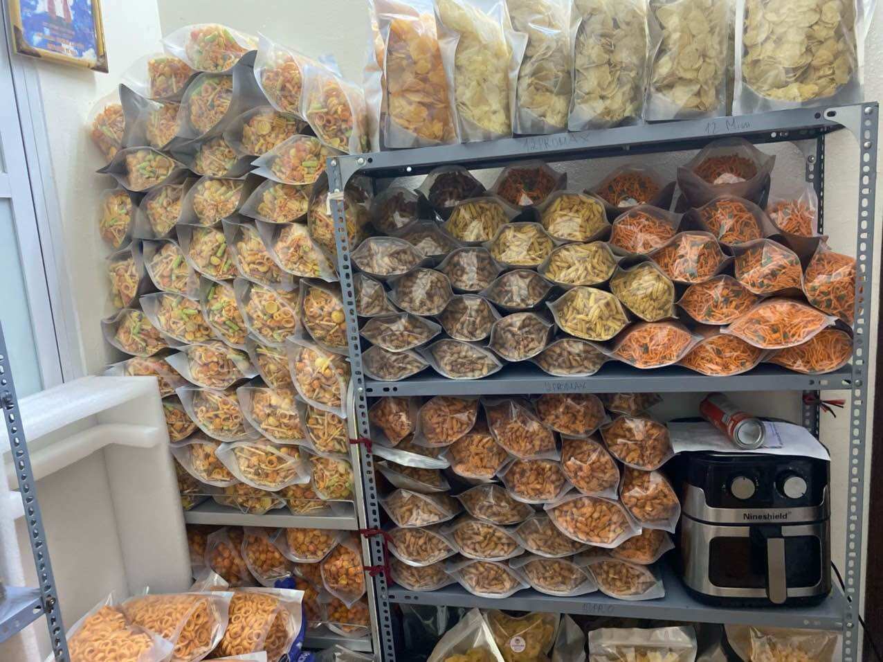 500gr snack quẩy cá phồng (Túi zip)