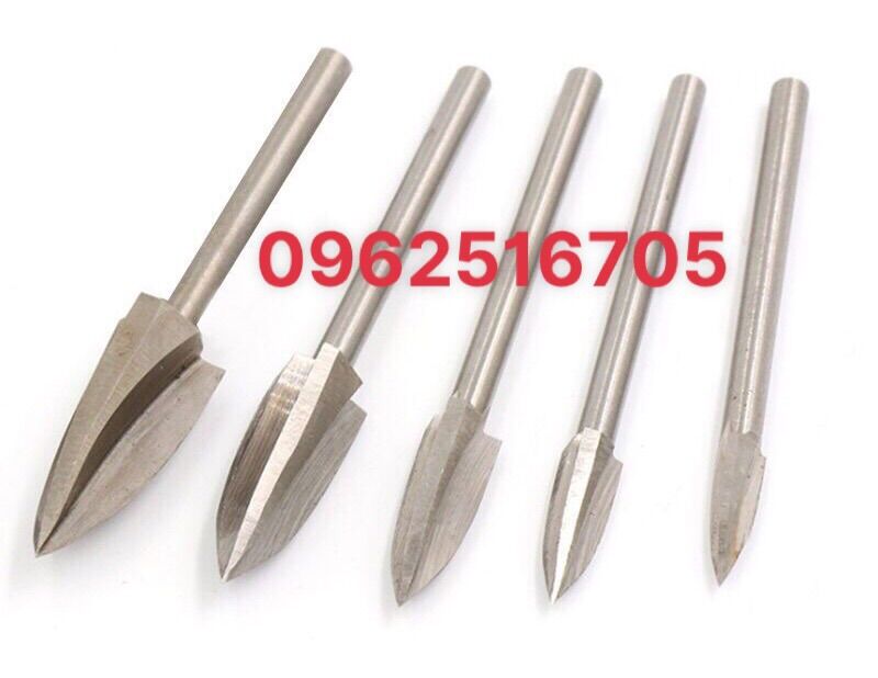 Mũi điêu khắc,mũi tạo lũa cán 3