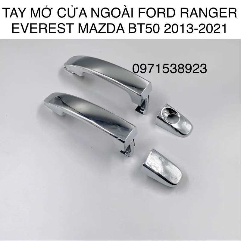 Bộ 2 tay mở cửa ngoài ford ranger everest mazda bt50 2013-2021