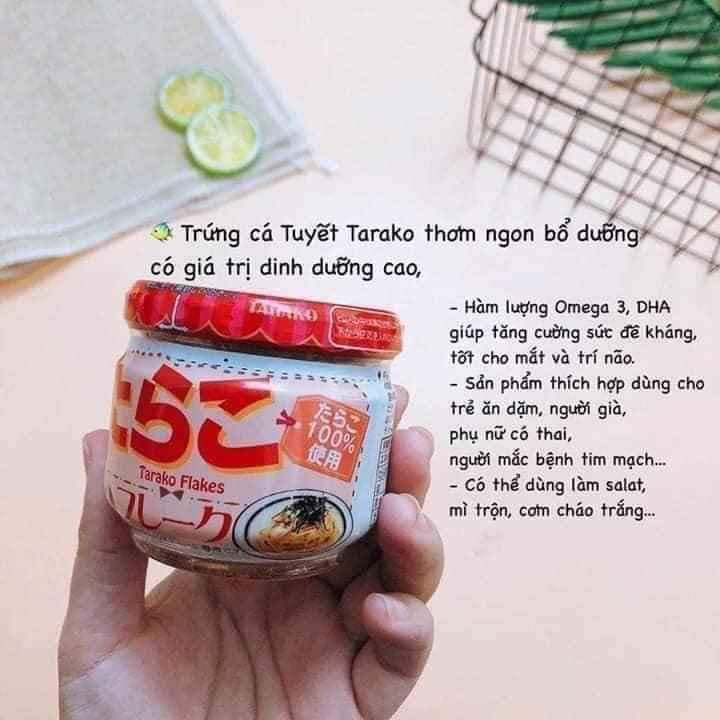Trứng cá tuyết tarako - nhật bản 50g