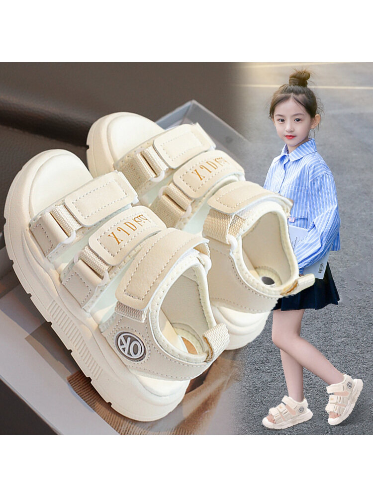 Giày Sandal Váy Công Chúa Cho Bé Gái Mùa Hè Phong Cách Mới Đế Bóng Chống Trượt Dây Dài Thời Trang Giày Đi Biển Cho Trẻ Em
