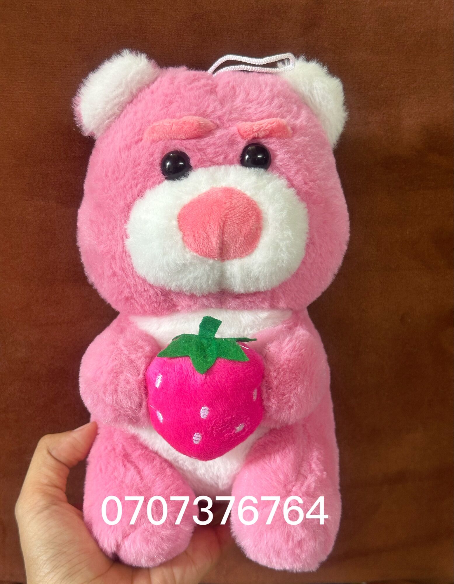 [SỈ]GẤU DÂU LOTSO NGỒI 22cm Cute-Lông Mịn