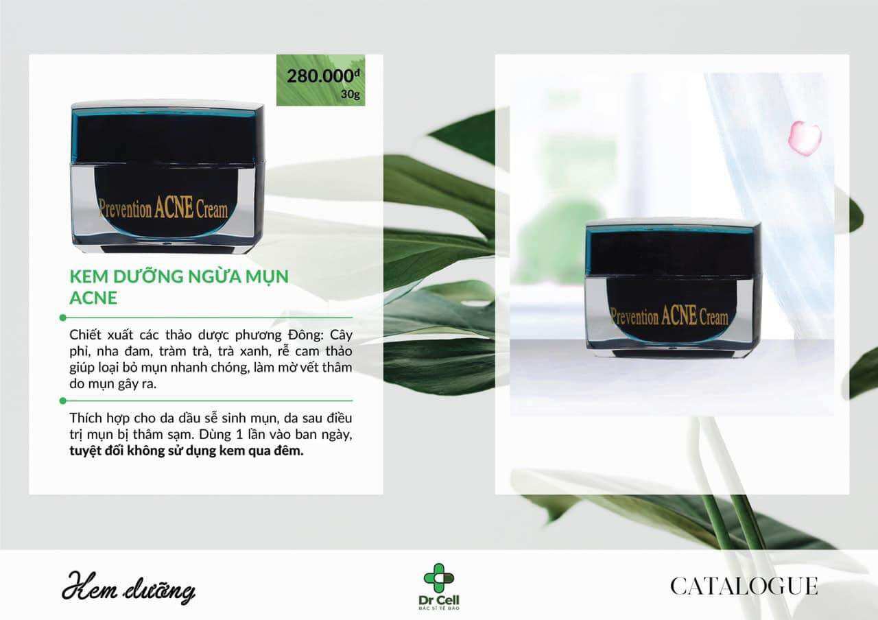 Kem Ngăn Ngừa Mụn Acne DR CELL 30gram