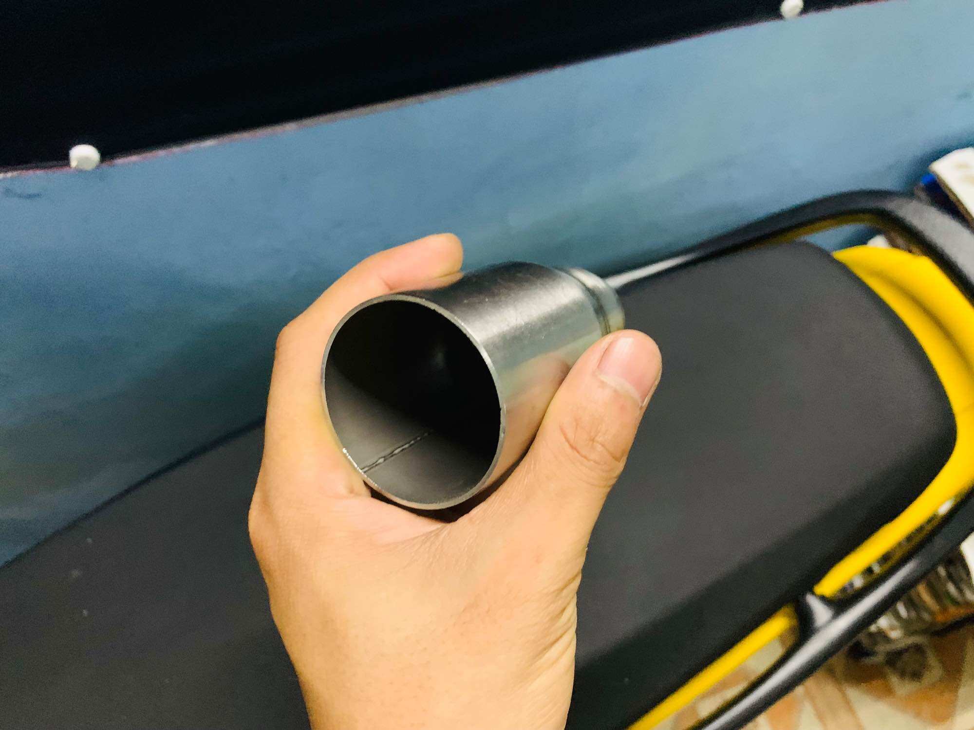 Đót Nối Lon Pô Họng51mm Inox304 (Hàn cổ 27 hoặc 32 đều được)