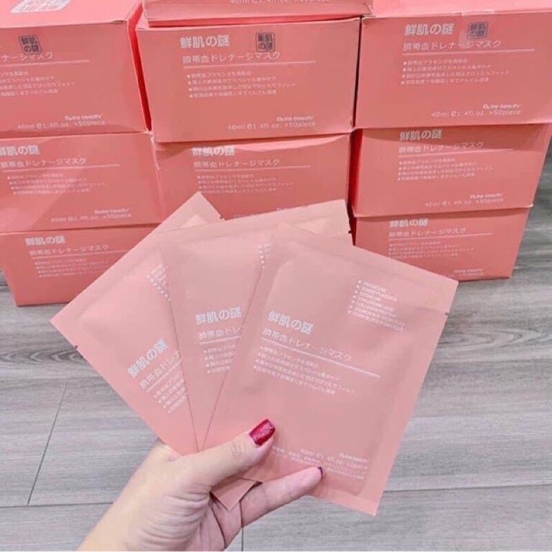 Hộp 10 miếng mặt nạ nhau thai cừu Nhật Bản