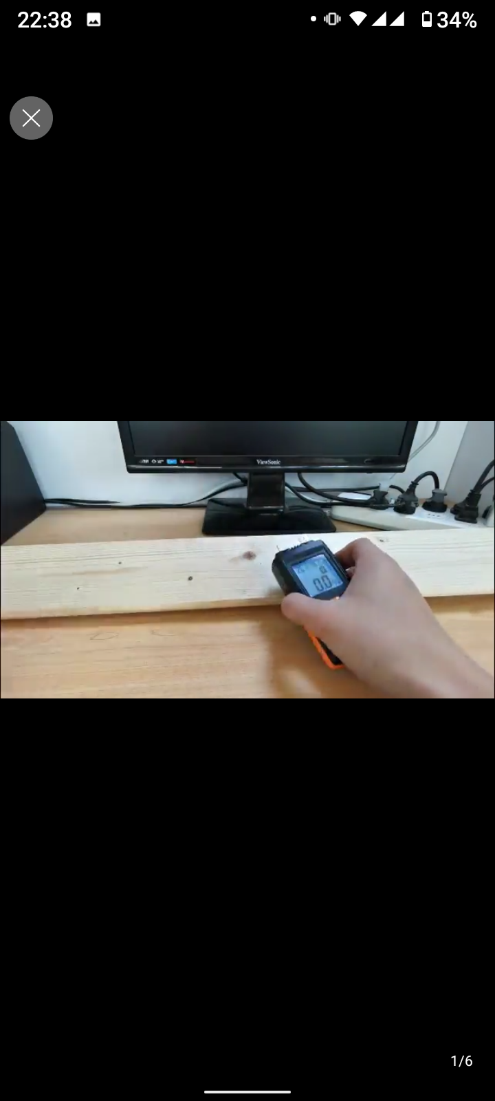 Benetech 610 605 Wall, Floor, and Epoxy Wood Moisture Meter
