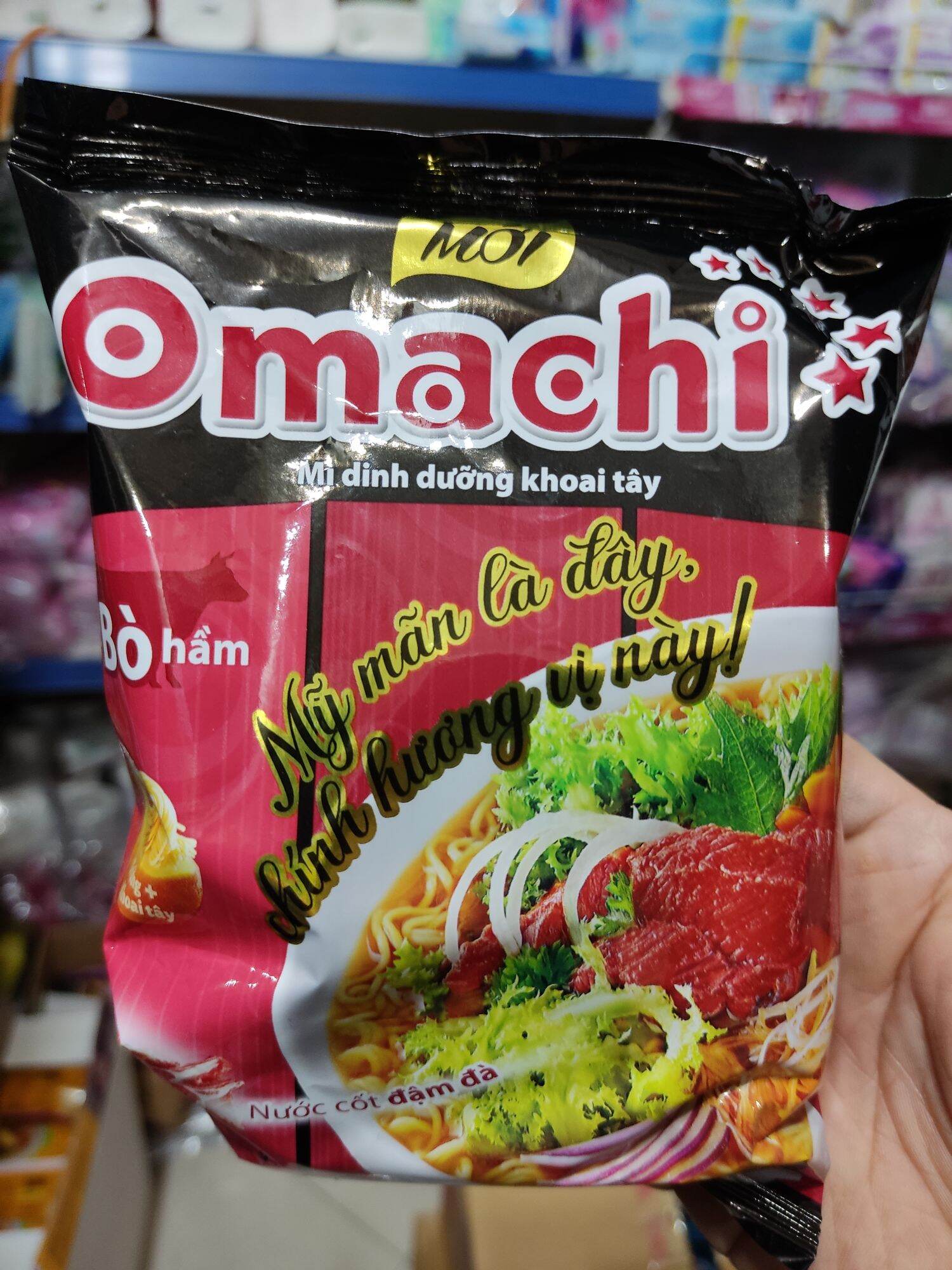 Mì Omachi gói các vị