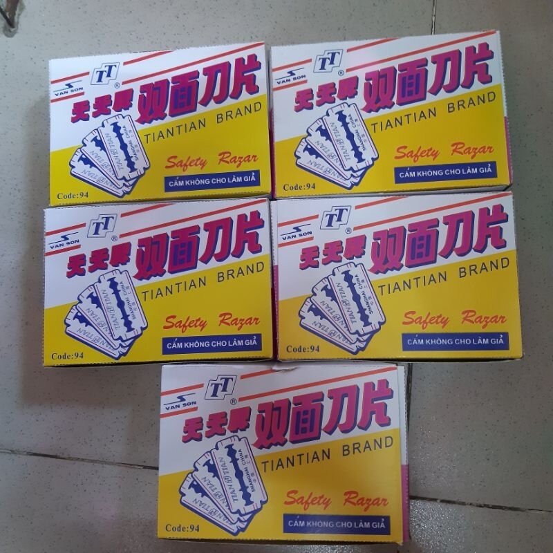 LƯỠI LAM TÍM 1 HỘP 200 LƯỠI