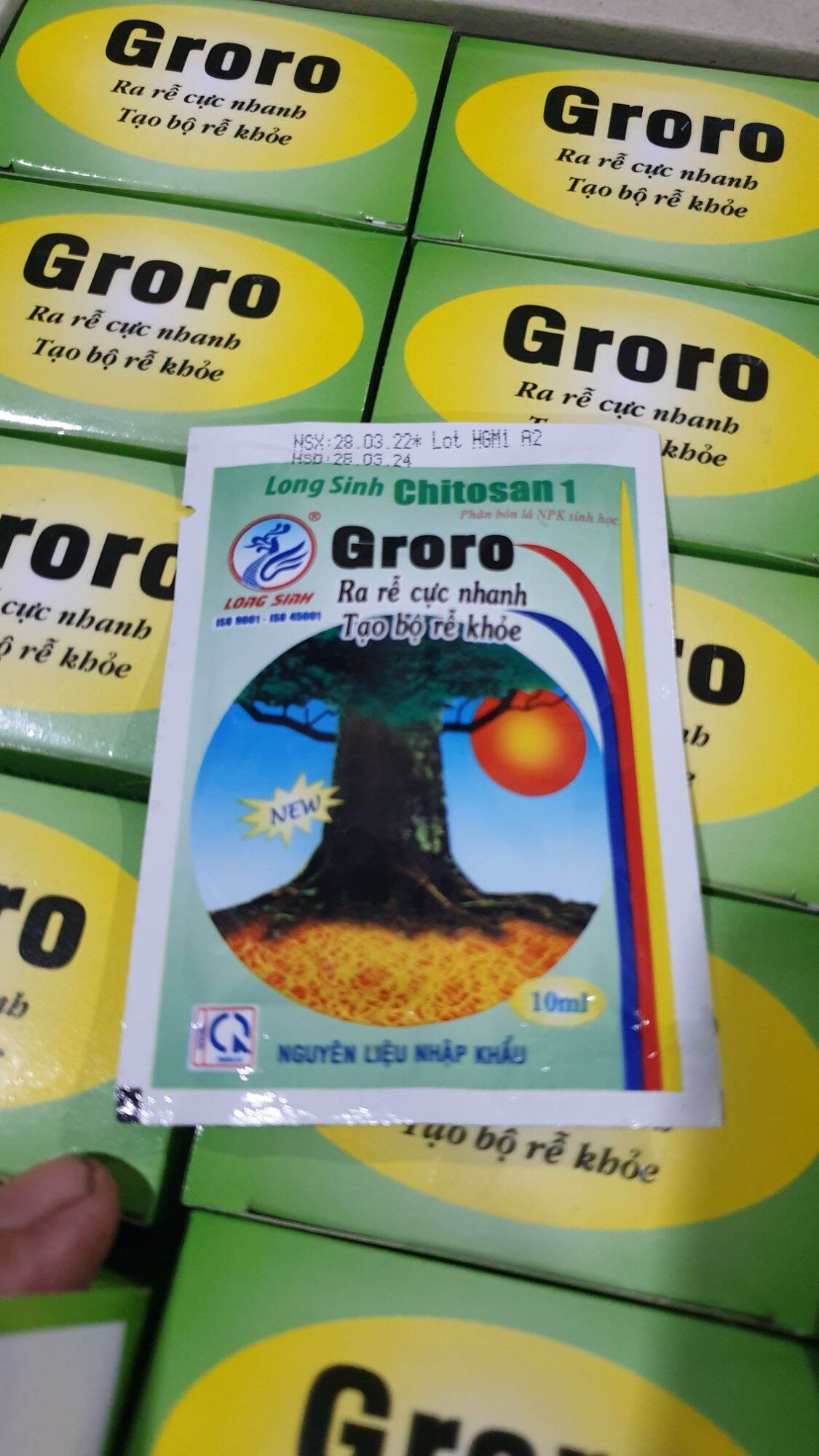 GRORO - Ra Rễ Cực Mạnh - 1 gói 10ml