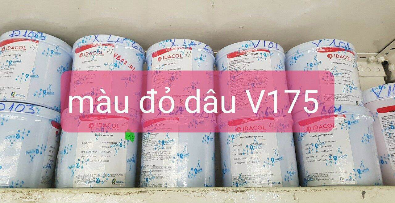 Màu đỏ dâu thực phẩm dạng bột roha
