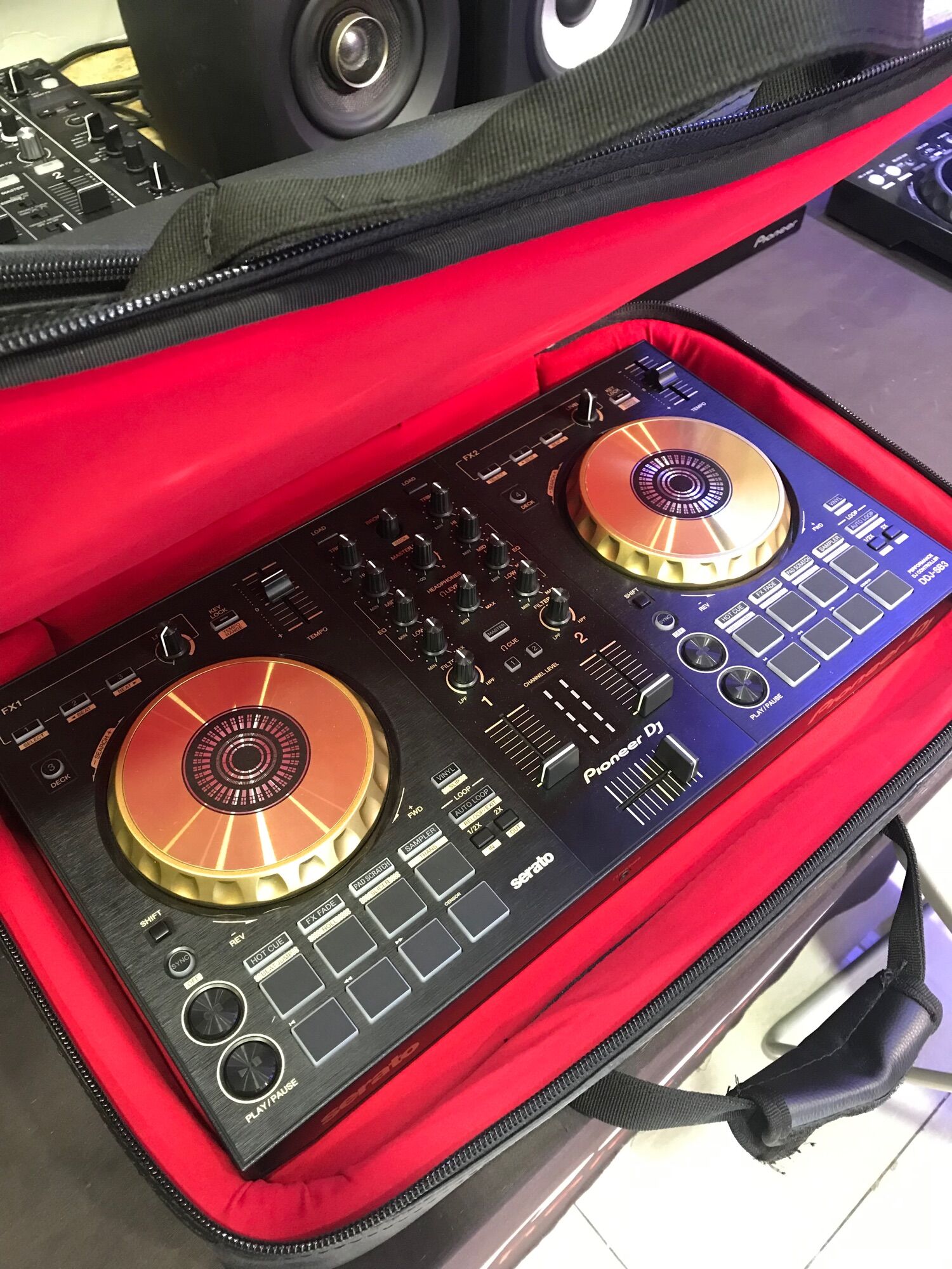[HCM]Túi da đựng máy Dj logo Pioneer