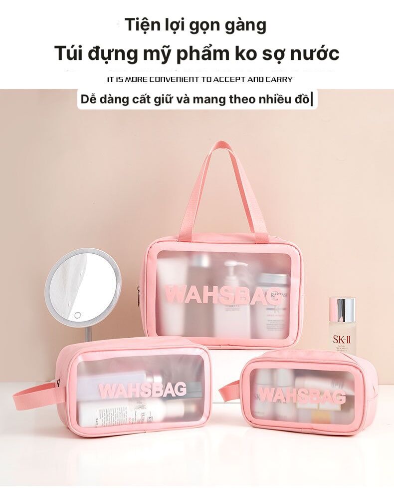 Tiện lợi -túi tiện lợi đựng đồ cá nhân mang du lịch, tập thể dục, dạo phố…