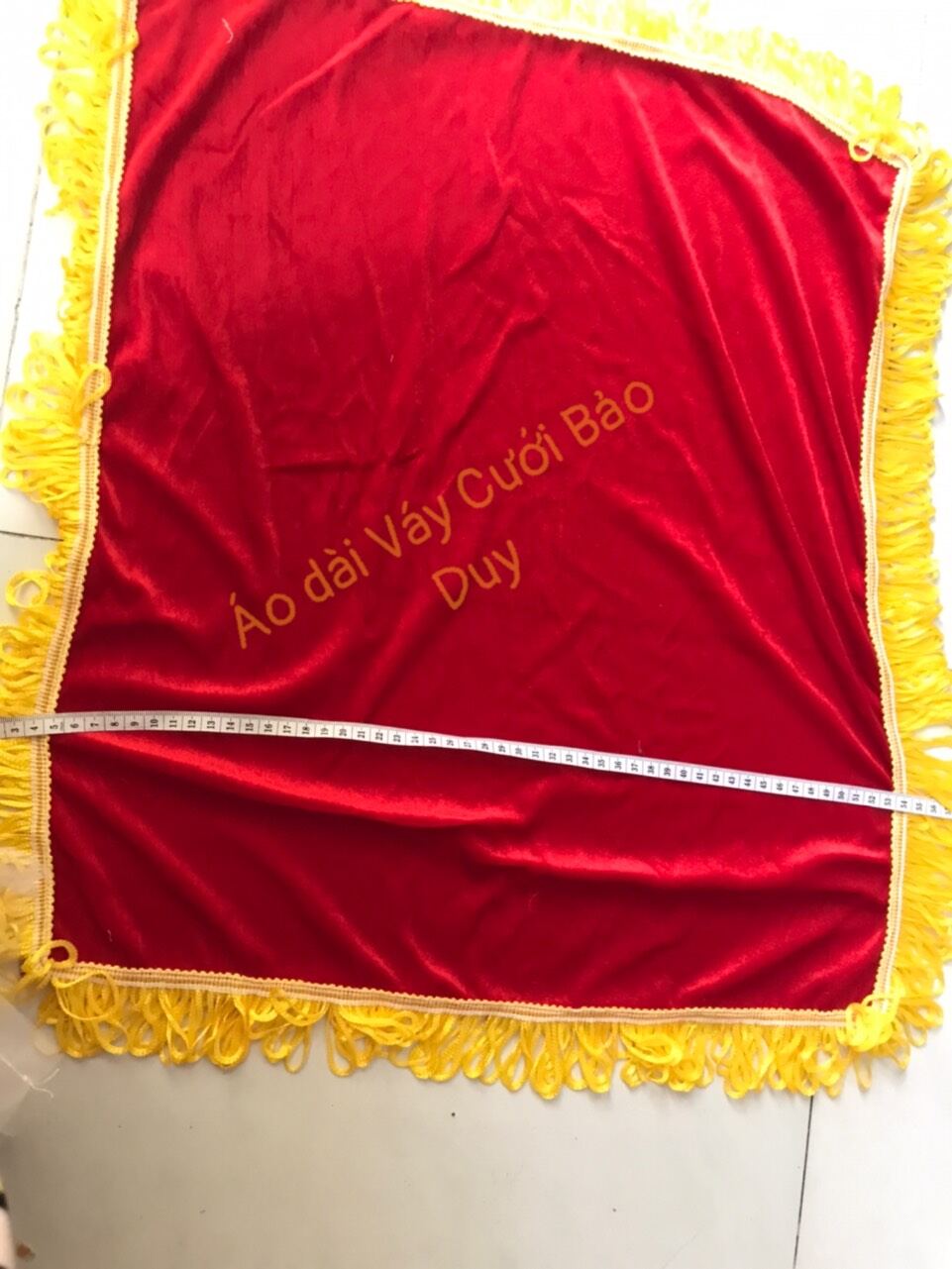 Khăn trãi băng khánh thành