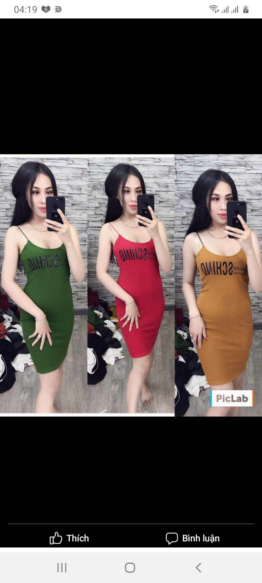 Đầm ôm body 2 dây cho nữ - đầm body - 04