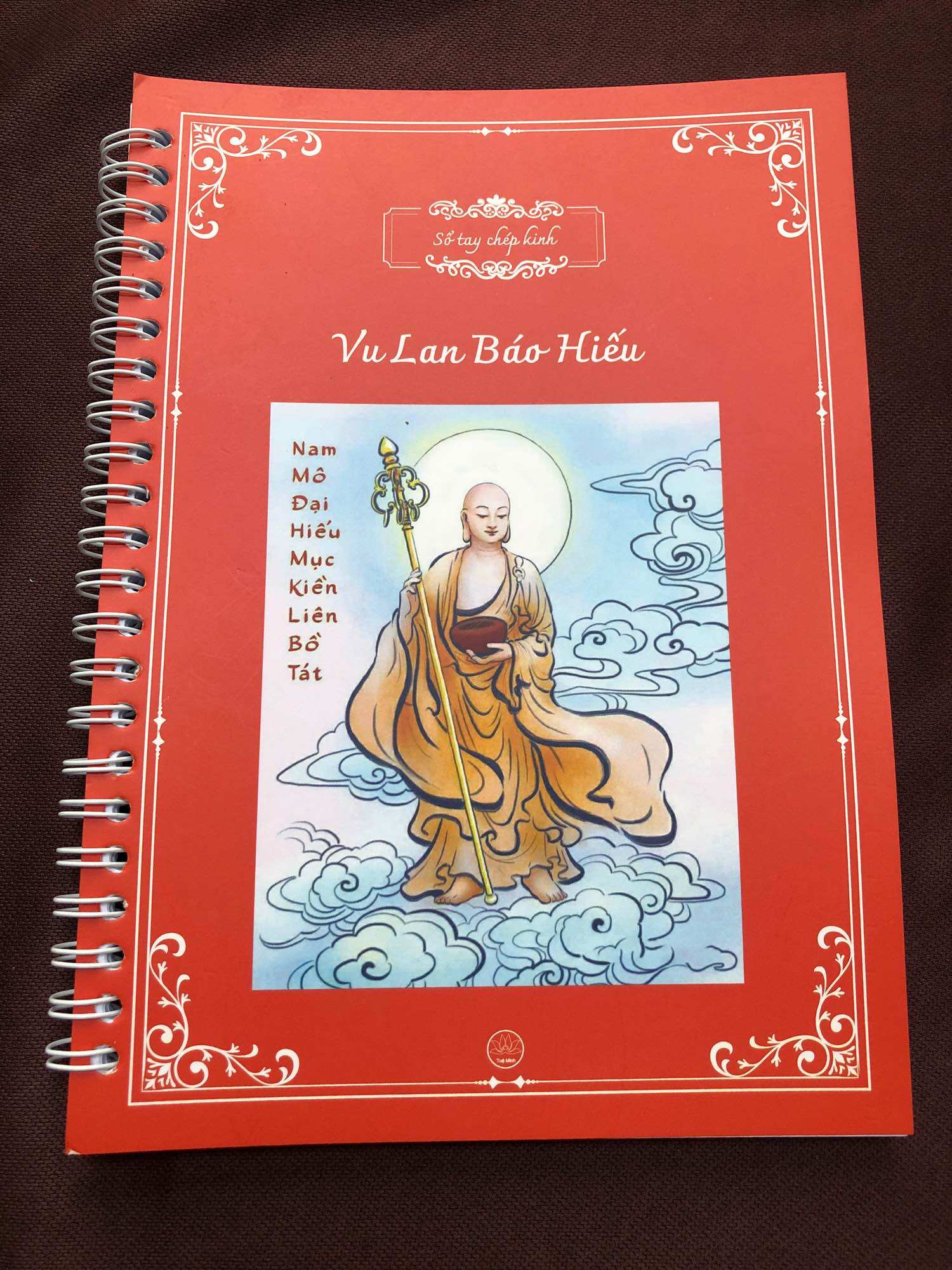 Combo 2 vở chép kinh Dược Sư - Vu Lan Báo Hiếu (tặng kèm bút)