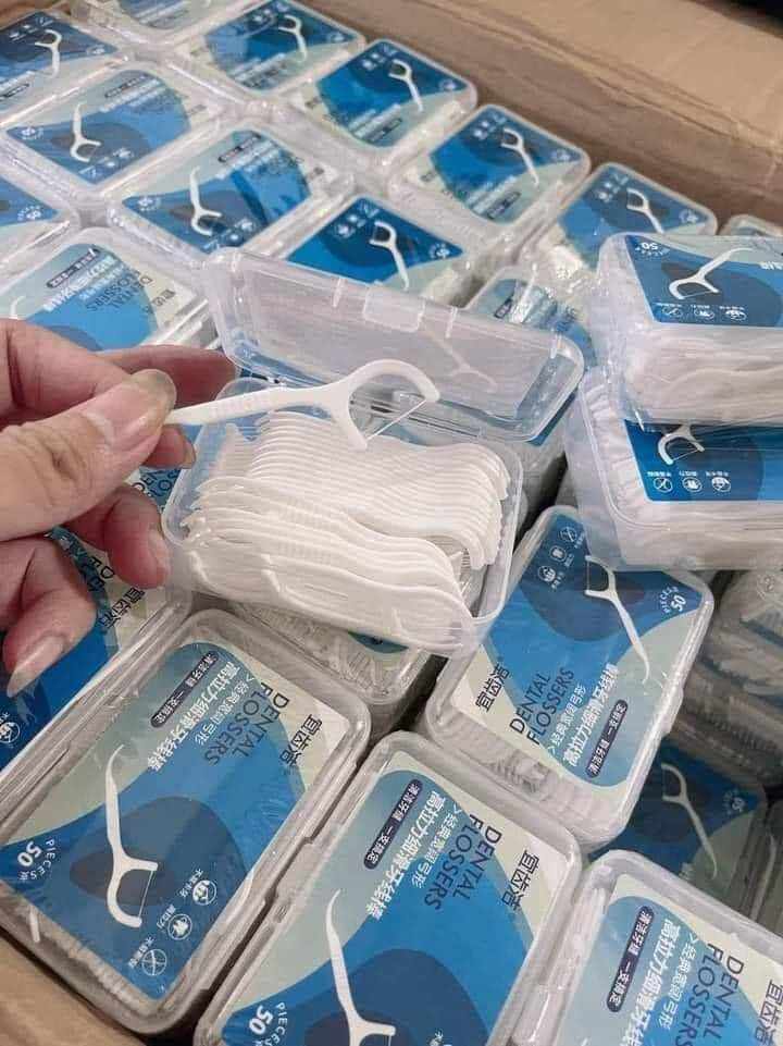 ❌❌TĂM CHỈ NHA KHOA - HỘP 50 CÁI❌❌❌