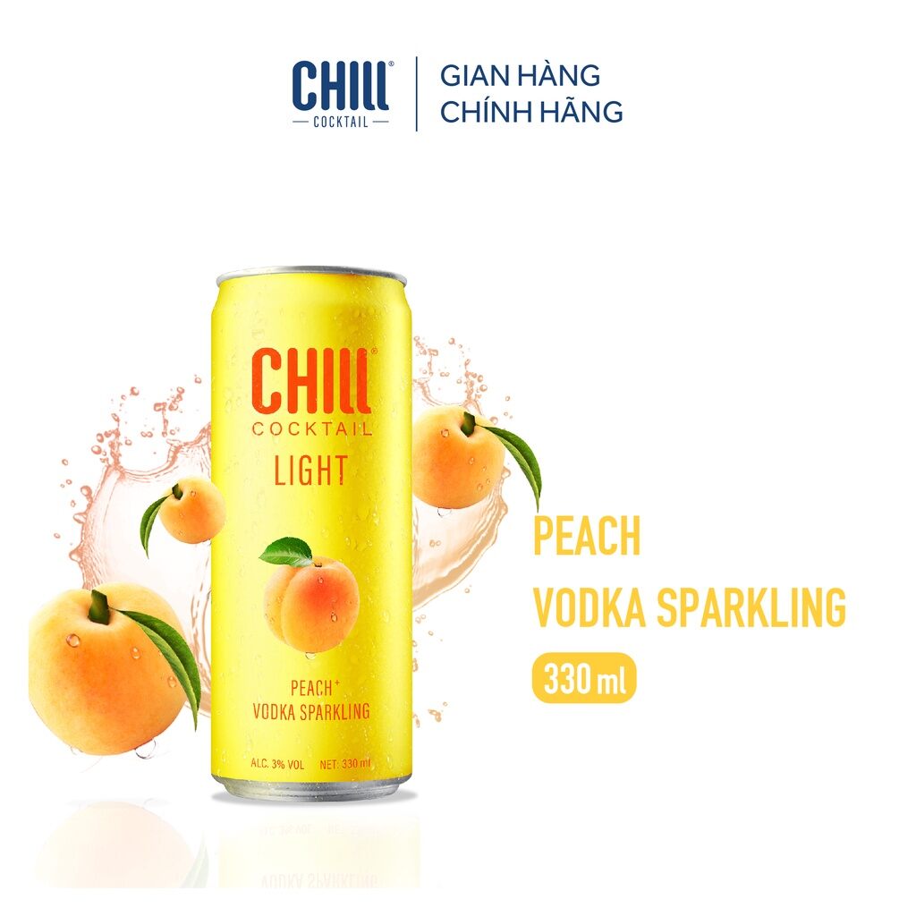 [HCM] Thùng 6 Lon Chill Cocktail Mix Vị 330ml/Lon - PARO