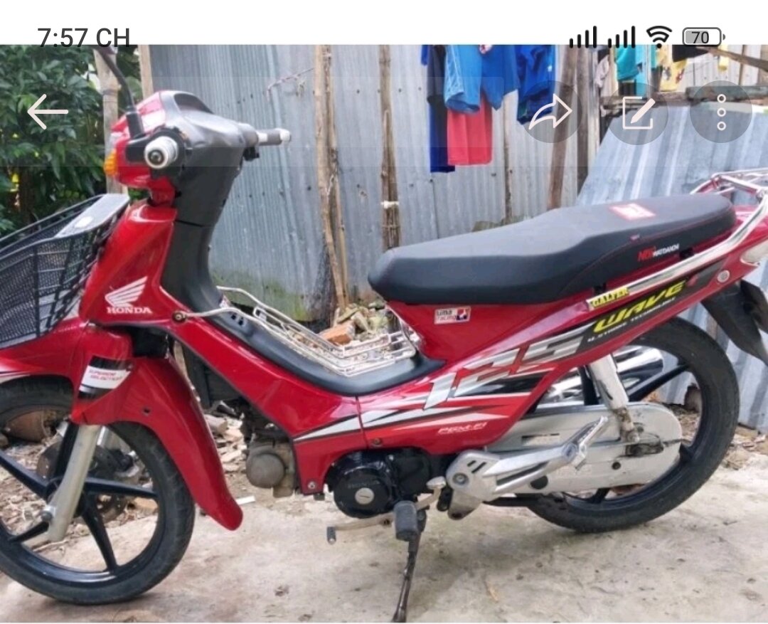 Tem Rời Wave Nhỏ 2004 Chế Wave 125i Xanh Dương