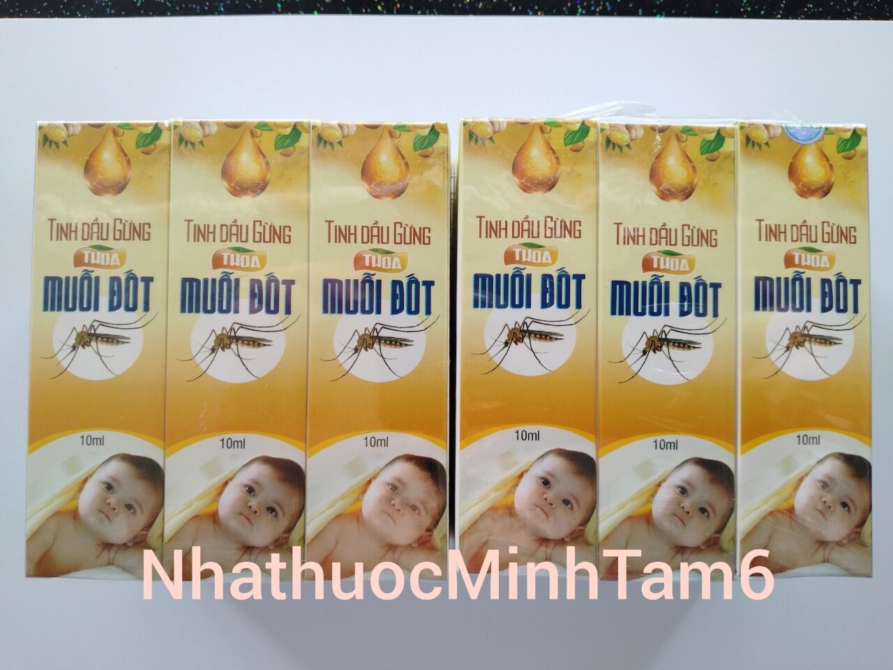 TINH DẦU GỪNG THOA MUỖI ĐỐT - 10ml
