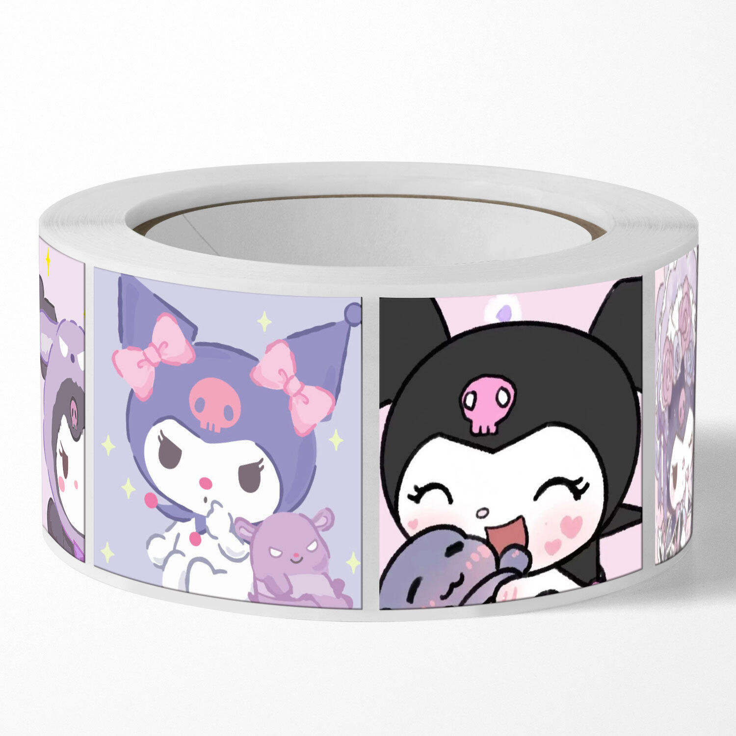 Cuộn 500 sticker tem dán hình dán sanrio 2cm