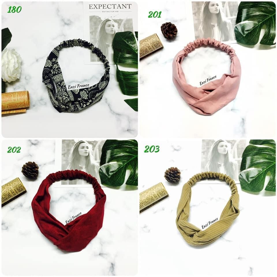Băng đô voan chéo phong cách Hàn Quốc(Inbox shop lựa mẫu)