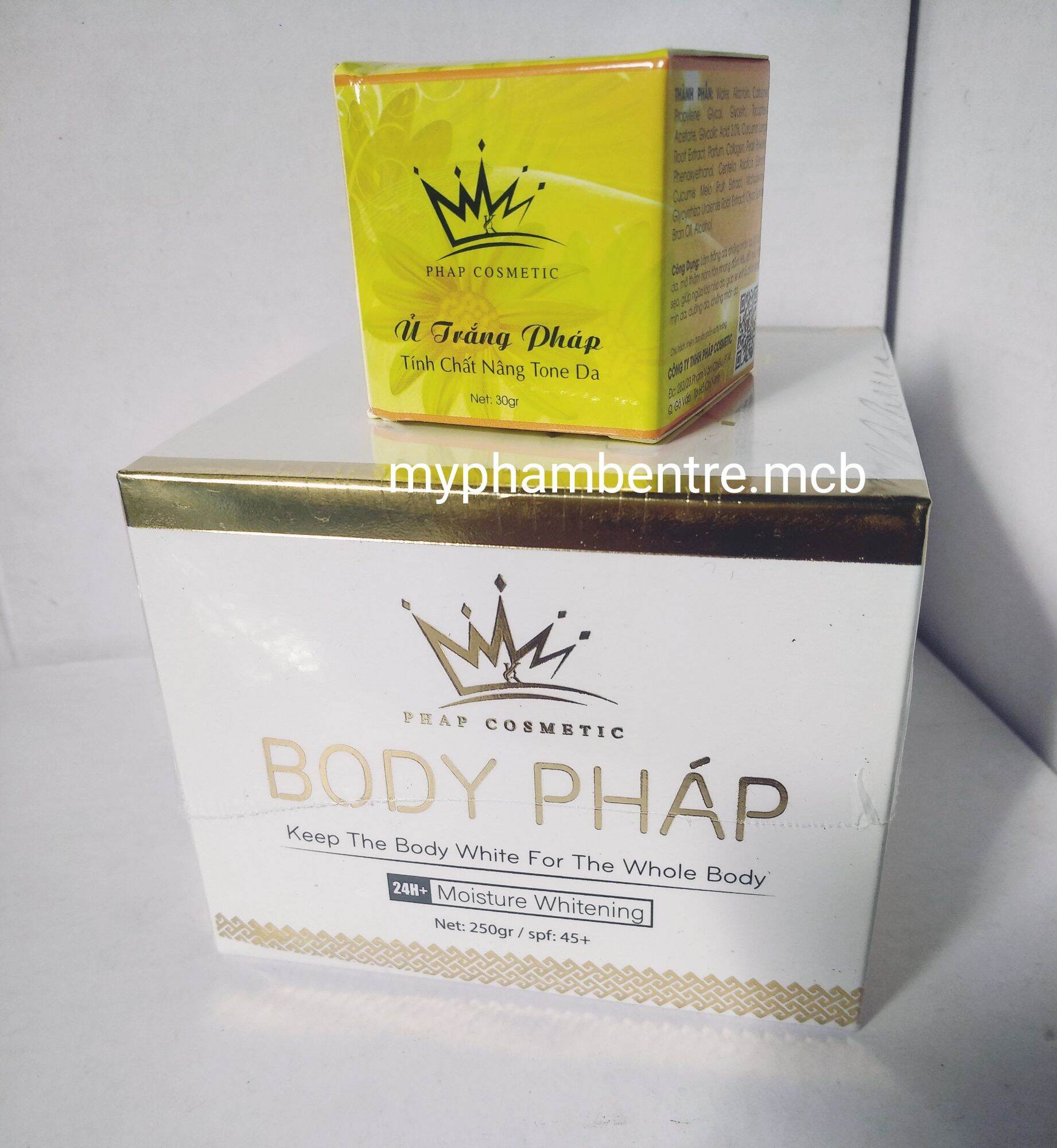 Kem body pháp trắng da tặng kích trắng