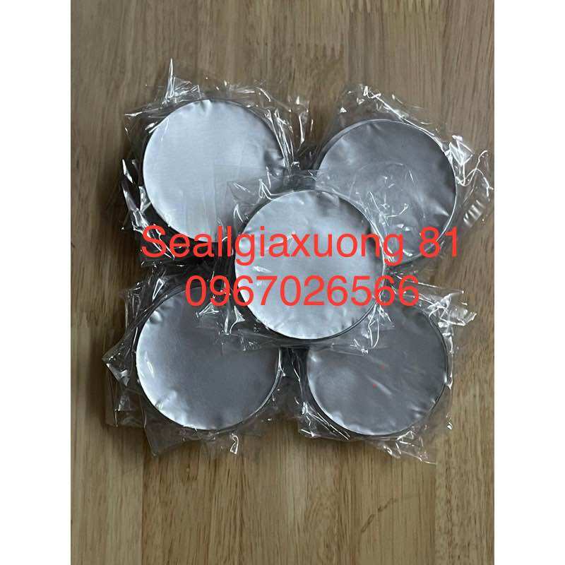Màng Seal Nhôm, màng siêu nhôn hũ nhựa, màng dán miệng hũ nhựa/ màng bạc, Seal Nhiệt Cắt Sẵn/ Theo Yêu Cầu - Dùng Cho Hũ Nhựa Pet
