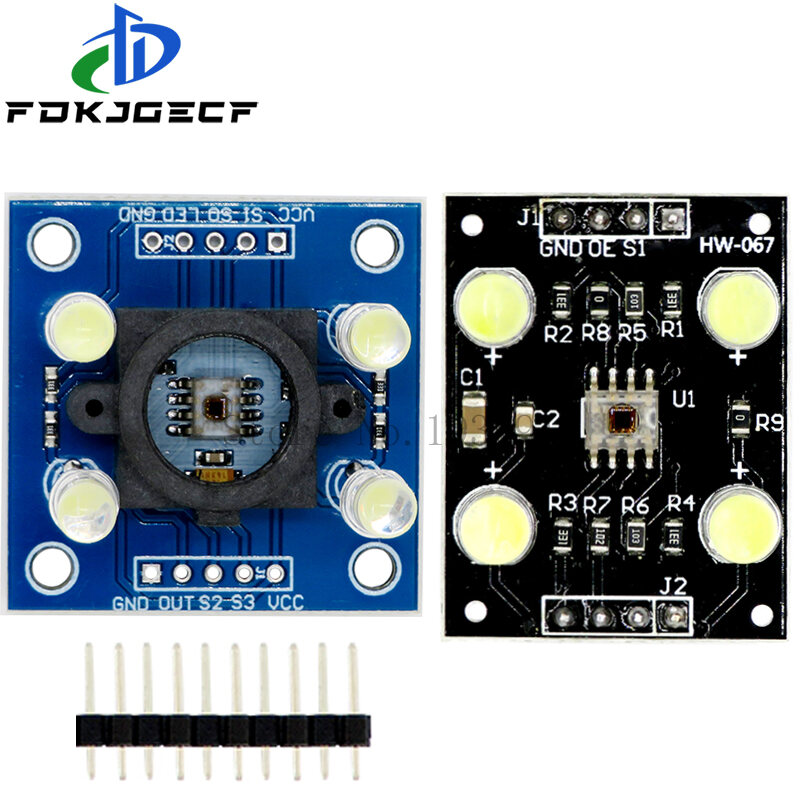 Gy-31 Tcs3200 Nhận Dạng Màu Sắc Báo Mô Đun Tcs230 Tcs3200 Cảm Biến Phụ Kiện Cho Arduino Nguồn Điện C