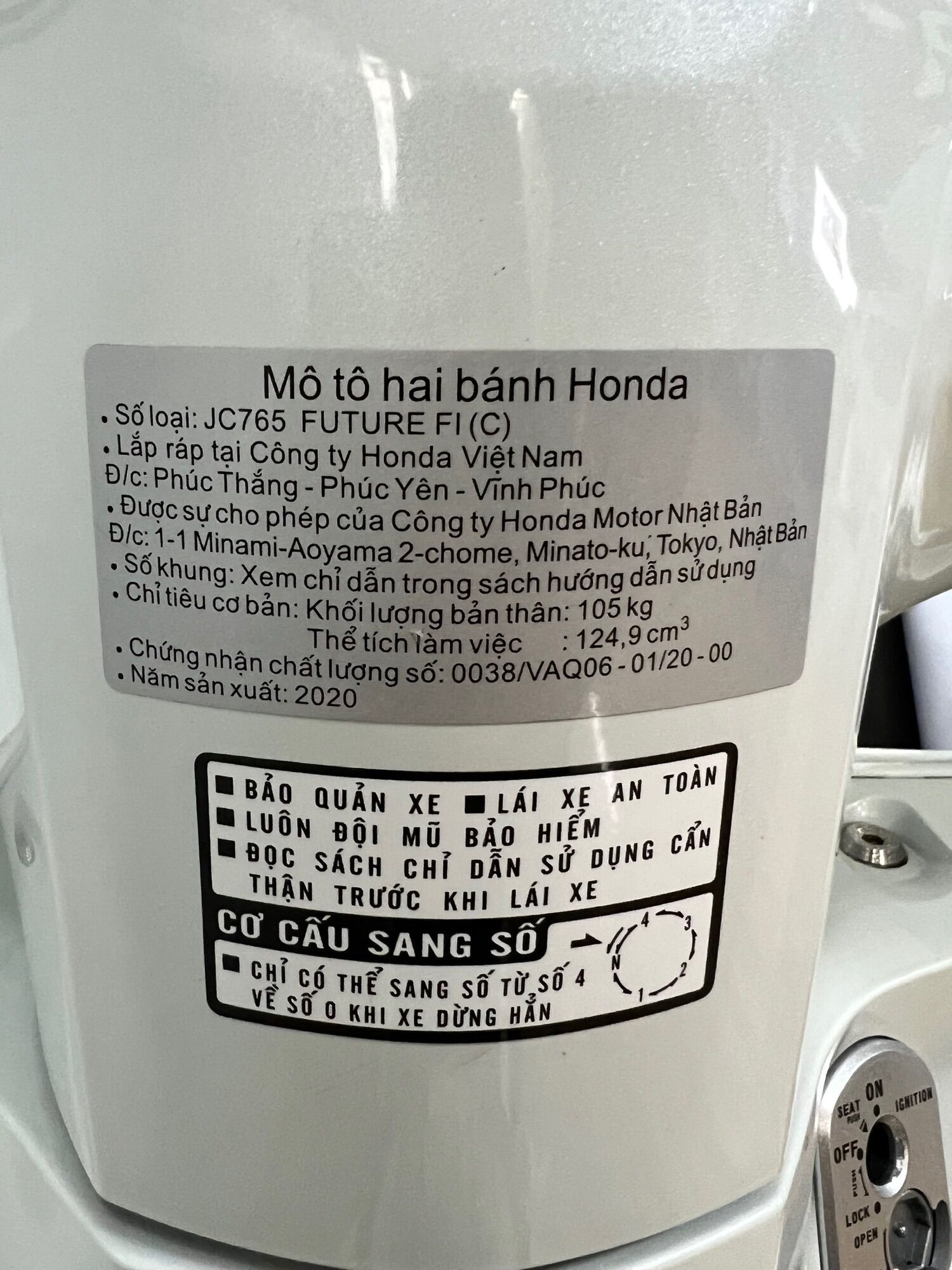 Tem bợ cổ xe máy các loại