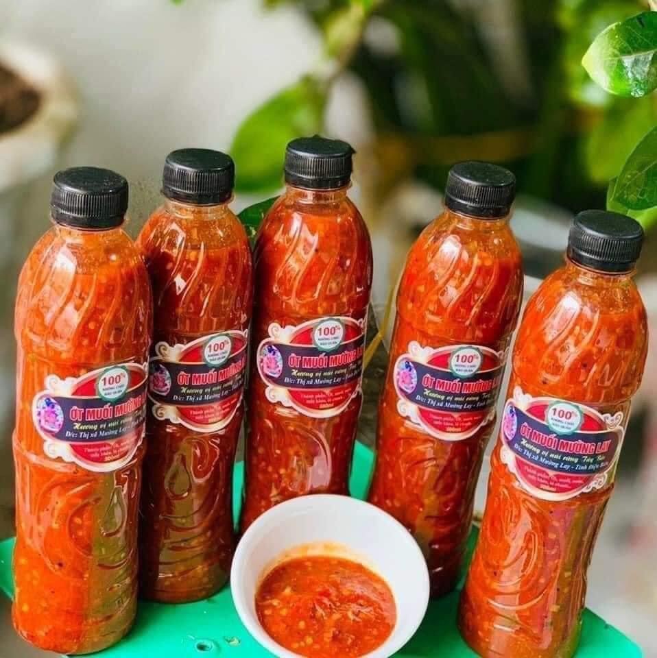 Tương ớt Mường Lay chai (500gr)