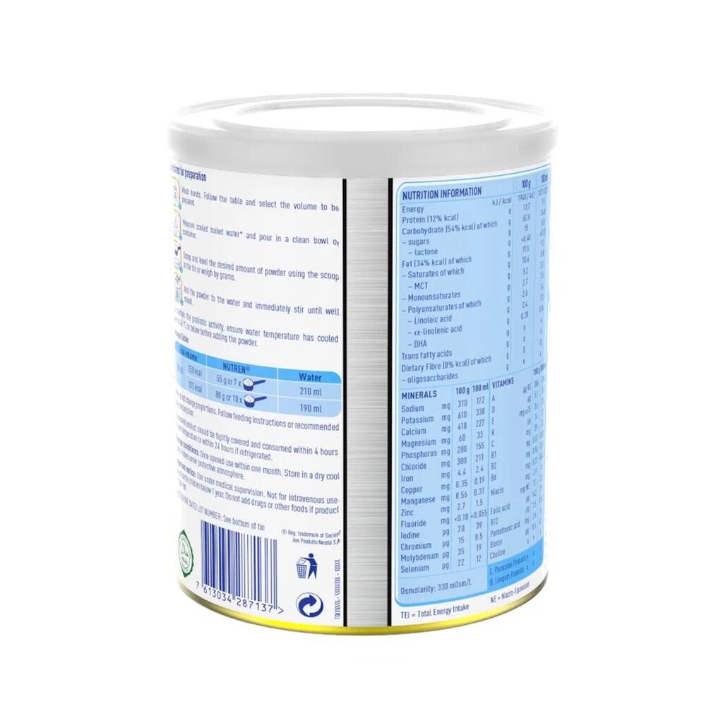 Sữa bột Nutren Junior 850g dành cho bé 1-12 tuổi