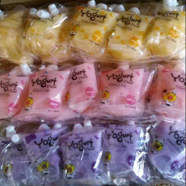 sỉ 10 gói nước sữa chua uống vị trái cây